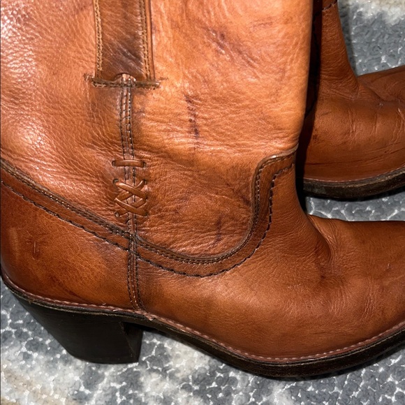 Frye brown leather ankle boots - Picture 9 of 10